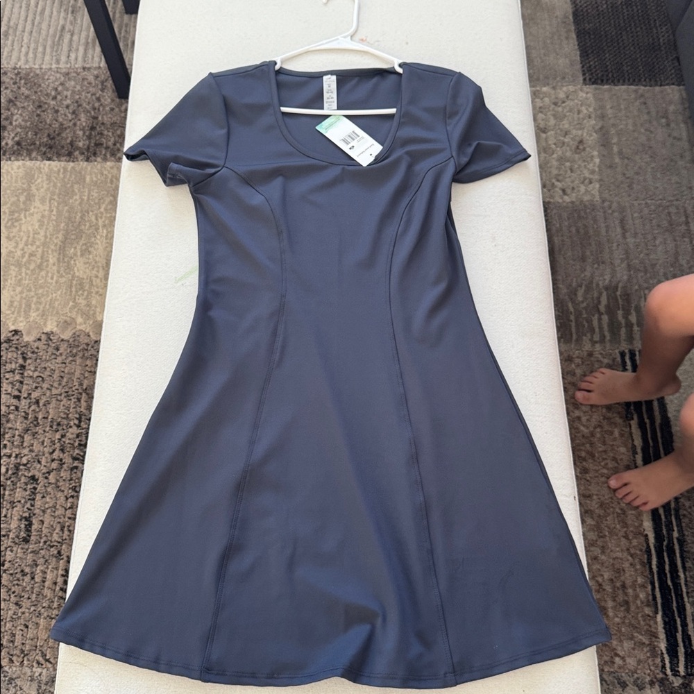 Balance Collection Charcoal Short Sleeve Top